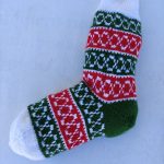 Xmas Stocking 04 - Zig zag Christmas