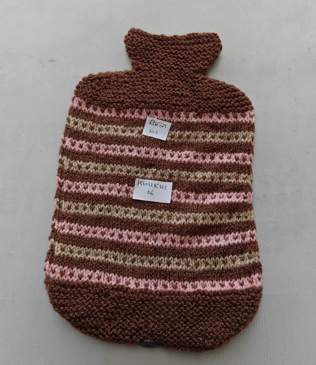 Hand-knitted Hot water Bottle Cover - Image 19