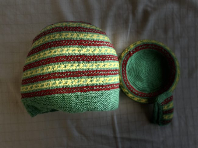 Hand-knitted Tea Cosy Set - Image 19