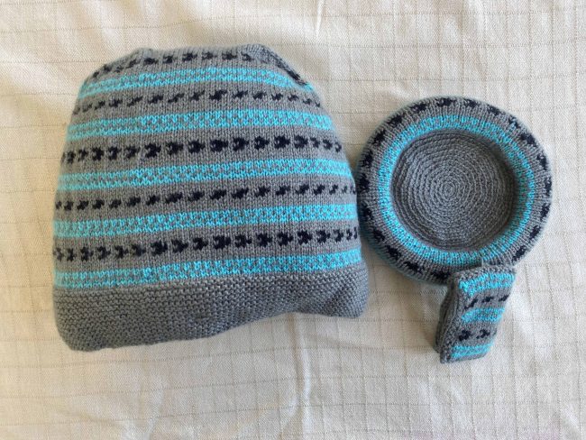 Hand-knitted Tea Cosy Set - Image 21