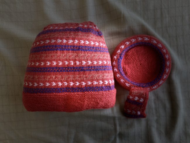 Hand-knitted Tea Cosy Set - Image 24