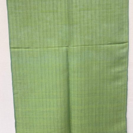 Pure cotton linen handwoven stole in summery lime with a hint of turquoise for that extra beach vibe.